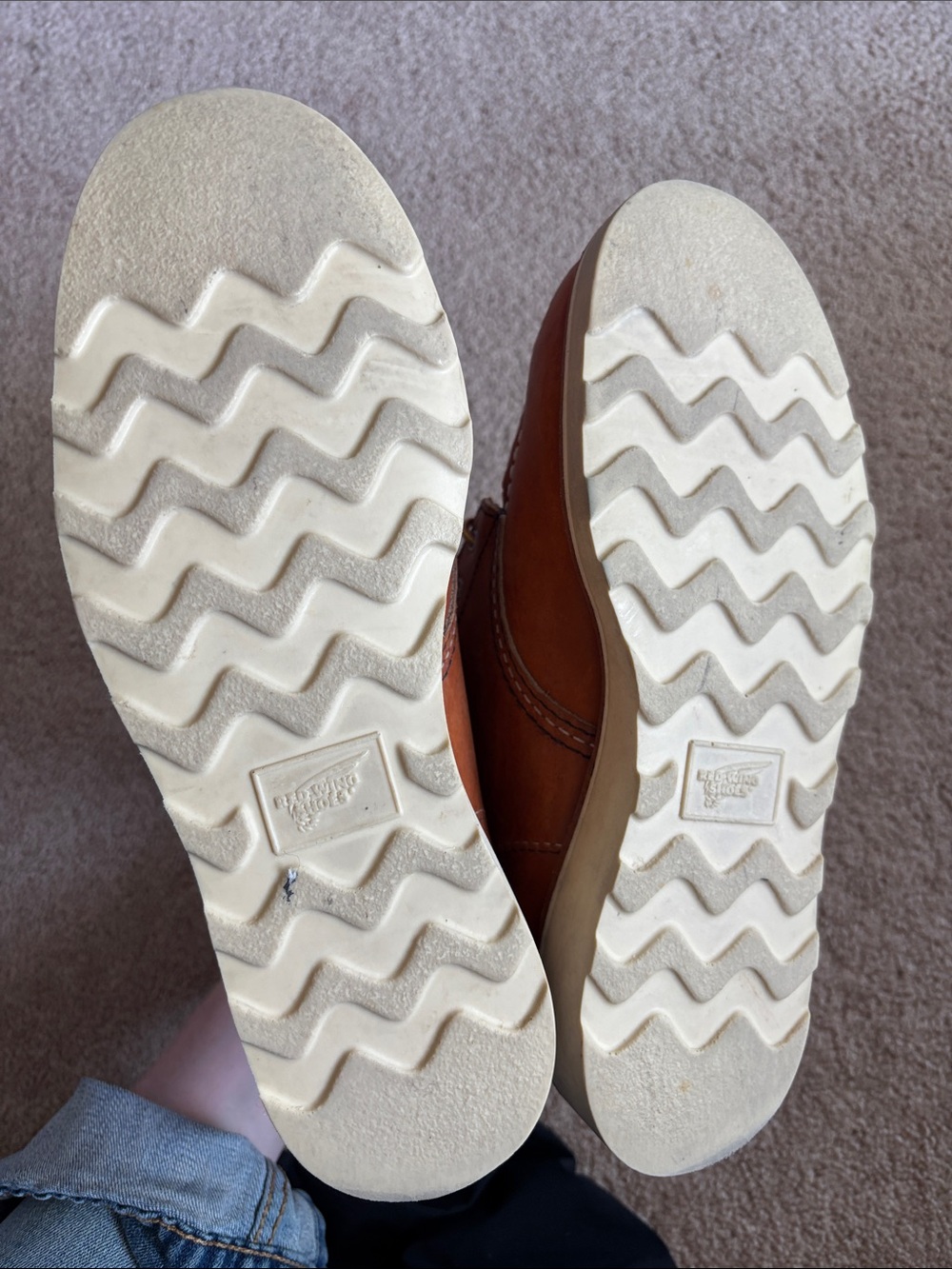 Red Wing Moc Toe boots, Oro, 8B - Picture 5 of 6